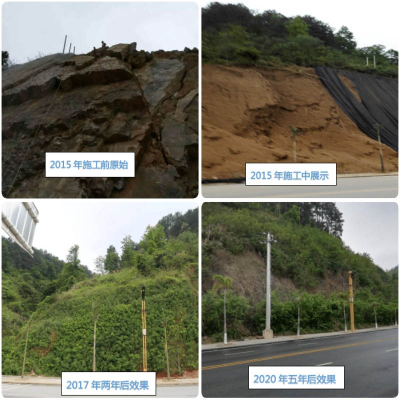 恒睿機(jī)械高分子團(tuán)粒噴播機(jī)施工展示 恒睿機(jī)械高分子團(tuán)粒噴播機(jī)施工展示