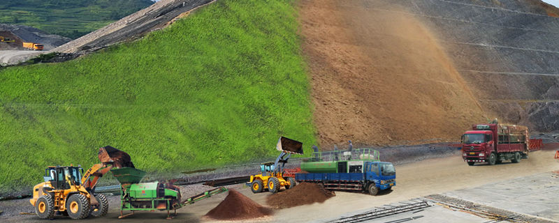 客土噴播機(jī)現(xiàn)場施工 客土噴播機(jī)現(xiàn)場施工