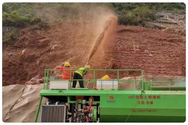 客土噴播機：生態(tài)建設的綠色利器